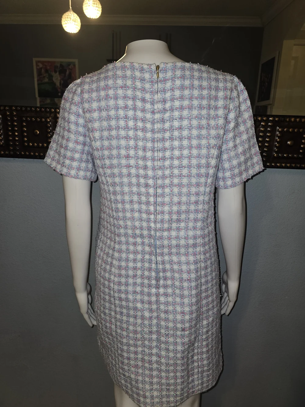 Lilly Pulitzer Women's Gwynne Boucle Shift Square Neck Mini Dress - Picture 3 of 6